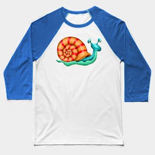 Cute Snail Baseball T-Shirt